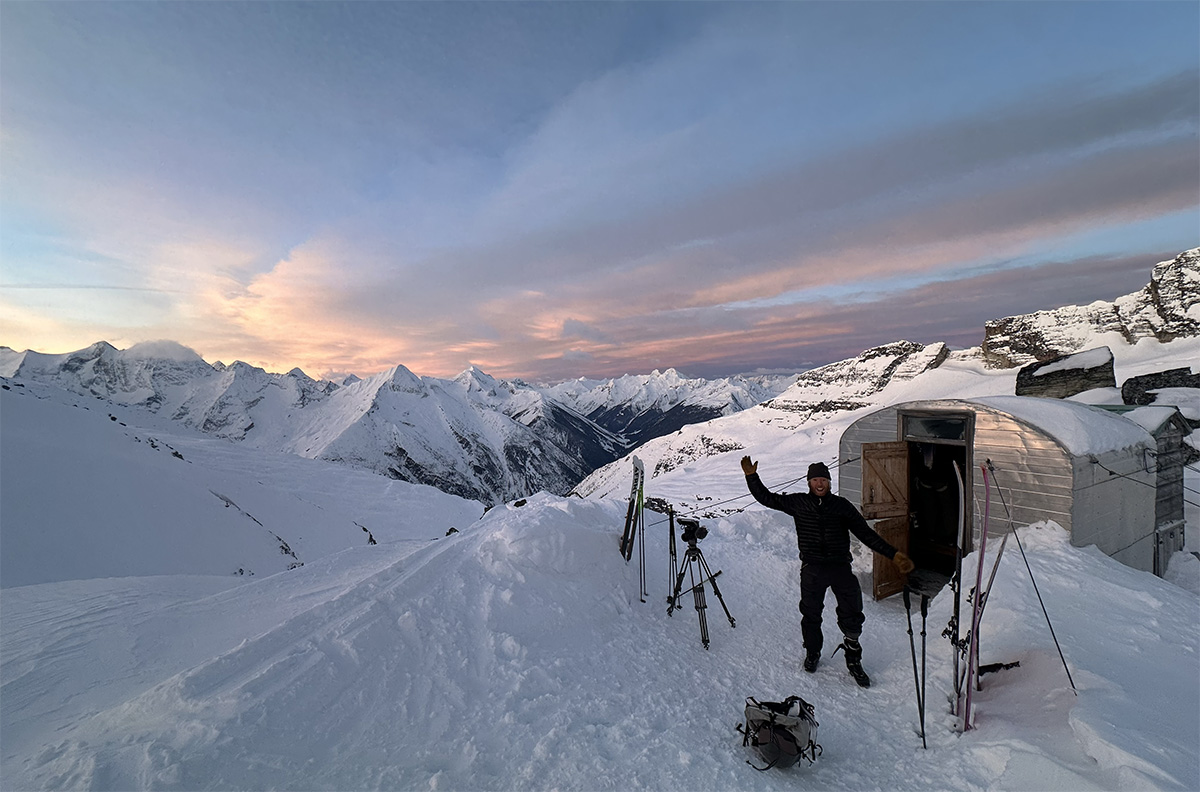 photo by Chris Rubens during the filming of 'Farming Turns'