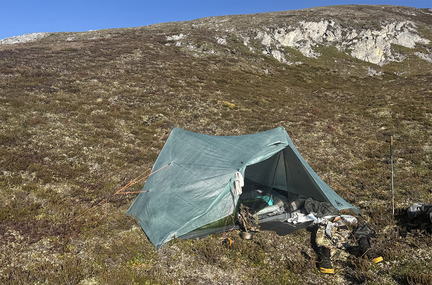 Paul's Durston X-Mid Pro 2 in the Alaskan backcountry