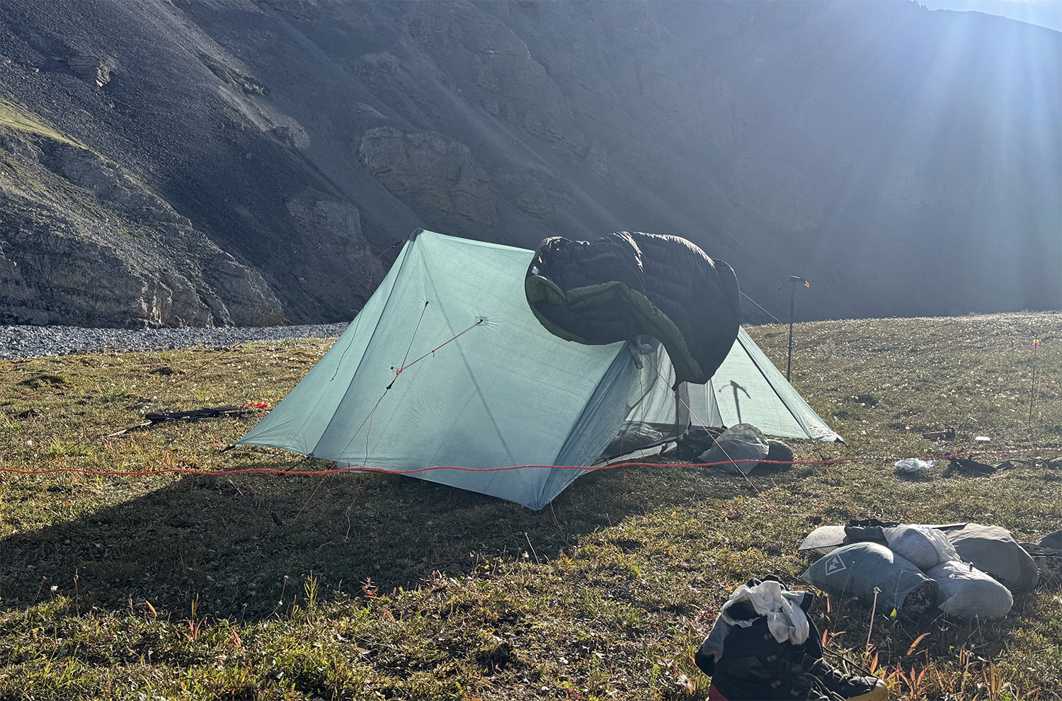 Paul's Durston X-Mid Pro 2 in the Alaskan backcountry