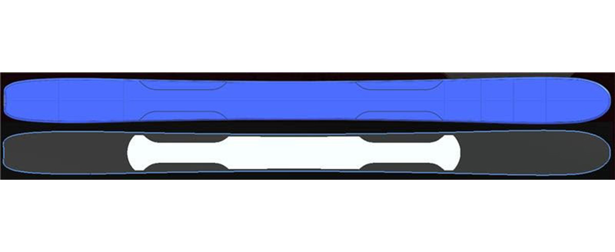 Armada's Speedmetal shaping (exact shaping varies model to model)
