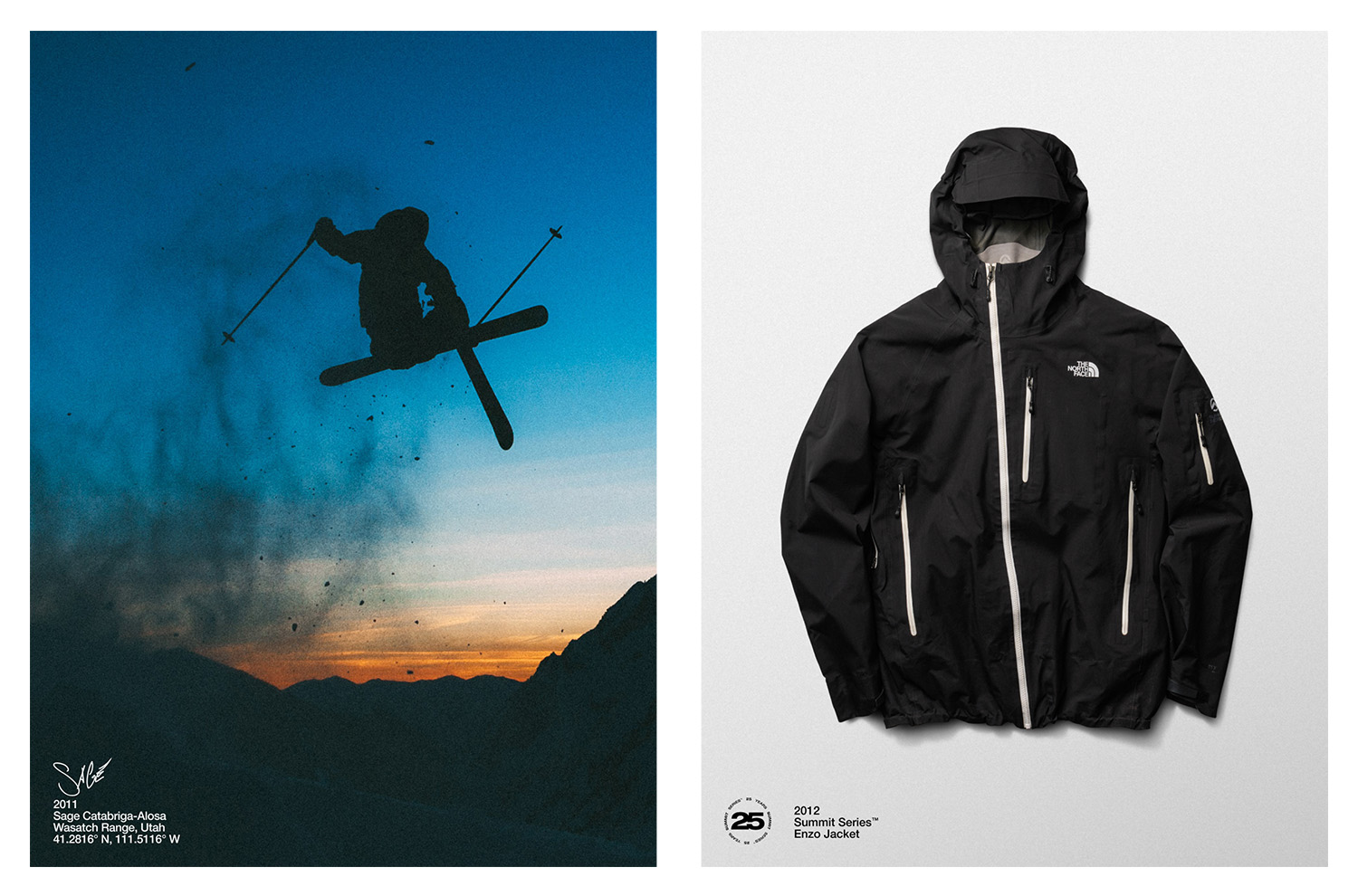 Sage Cattabriga-Alosa & the piece he was wearing (photo courtesy of The North Face)