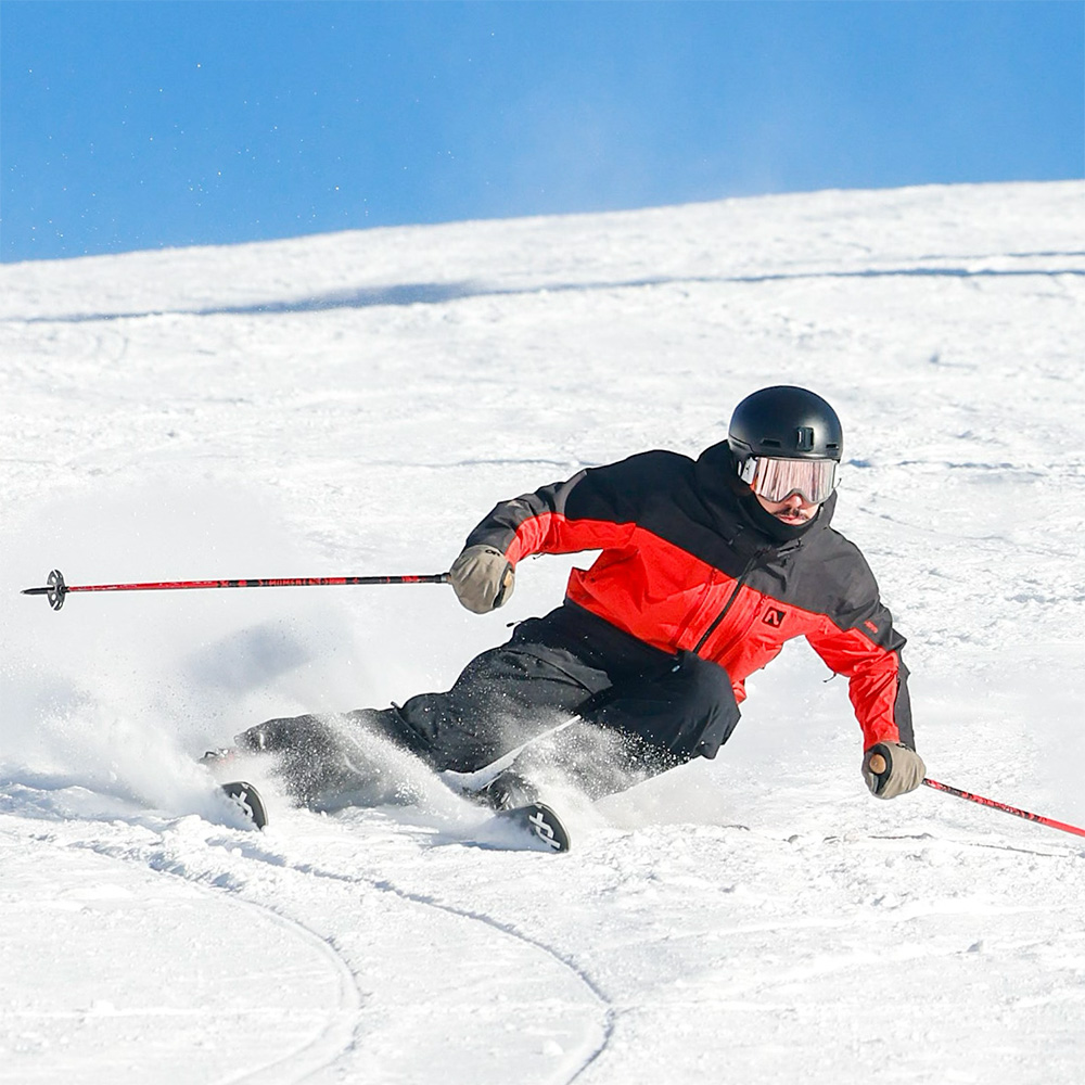 Luke Koppa in the Flylow Lab Gore-Tex 3L Jacket (photo by Taylor Ahearn)