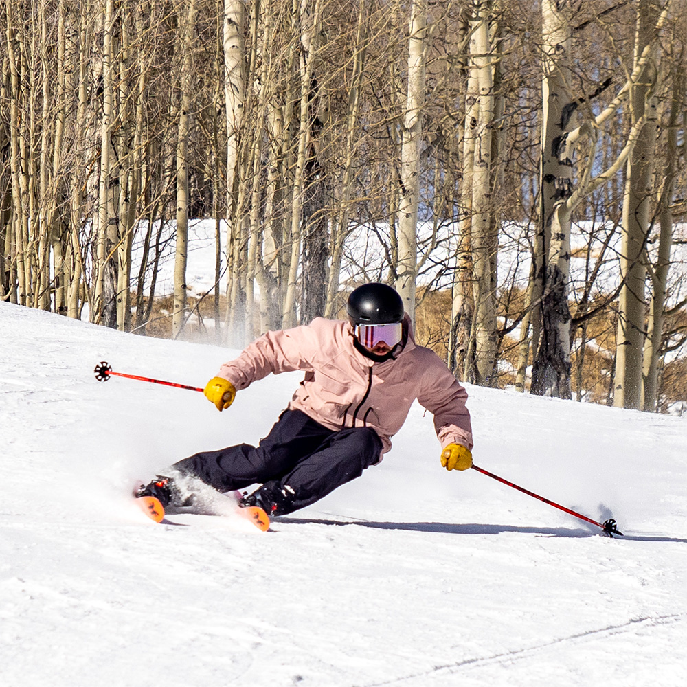 Luke Koppa in the Obermeyer Steibis Jacket & Bib